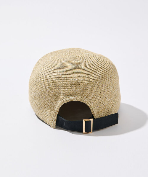 un dix cors（アンディコール）の「やわらかペーパーブレードキャップ（キャップ・レディース・ベージュ/ブラック・FREE）」の5枚目の写真