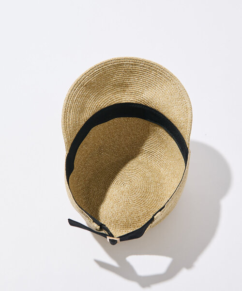 un dix cors（アンディコール）の「やわらかペーパーブレードキャップ（キャップ・レディース・ベージュ/ブラック・FREE）」の7枚目の写真