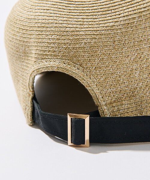 un dix cors（アンディコール）の「やわらかペーパーブレードキャップ（キャップ・レディース・ベージュ/ブラック・FREE）」の9枚目の写真