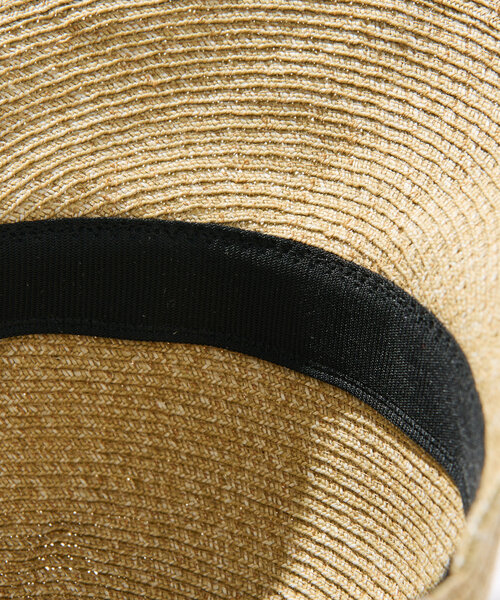 un dix cors（アンディコール）の「やわらかペーパーブレードキャップ（キャップ・レディース・ベージュ/ブラック・FREE）」の10枚目の写真