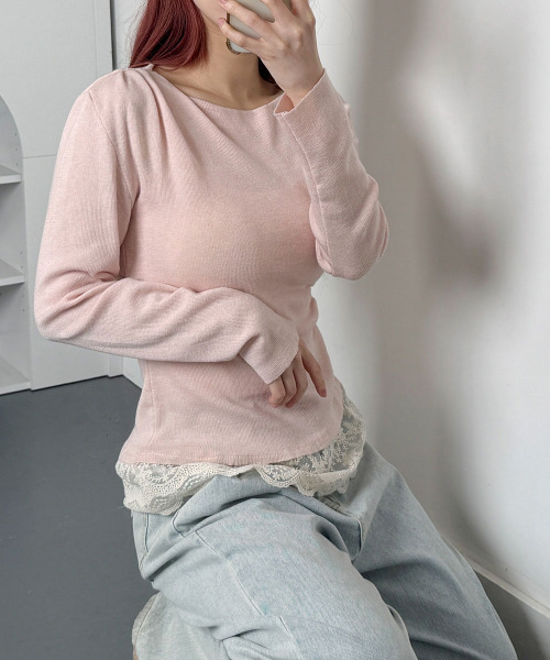 売れ筋商品|||ストイック カットソー トップス レディース Rosette Long-Sleeve T-Shirt - Women's Cream セール】トップス Tシャツ ロング ロングTシャツ ロンT