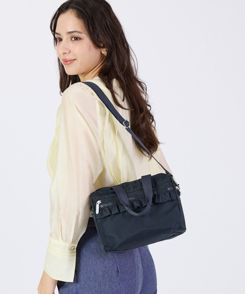新品未使用RF EVERYDAY SM SATCHELディープシーブルージェット LeSportsac（レスポートサック）の「RF EVERYDAY SM SATCHEL ディープ