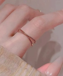 blackdia ocean（ブラックダイヤオーシャン）の「blackdia ocean シンプル コネクトリング（リング・レディース）」