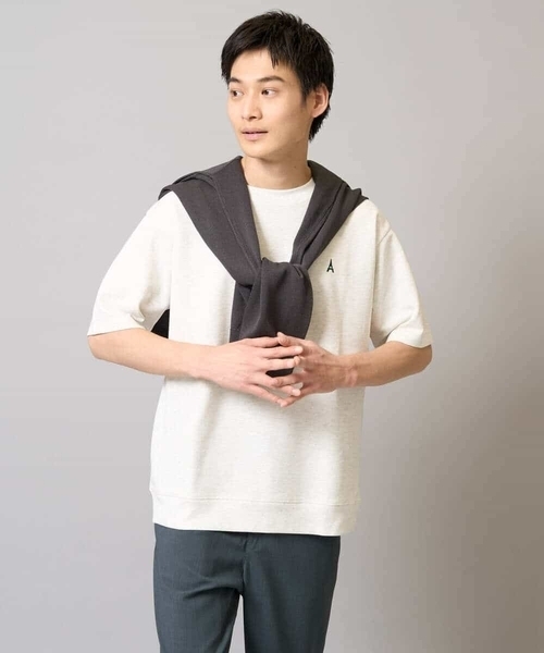 a.v.v（アーヴェヴェ）の「【洗濯機で洗える】ドライタッチ サマーセミシアーカーディガン（カーディガン/ボレロ・メンズ・ネイビー/チャコールグレー・48/46）」の18枚目の写真
