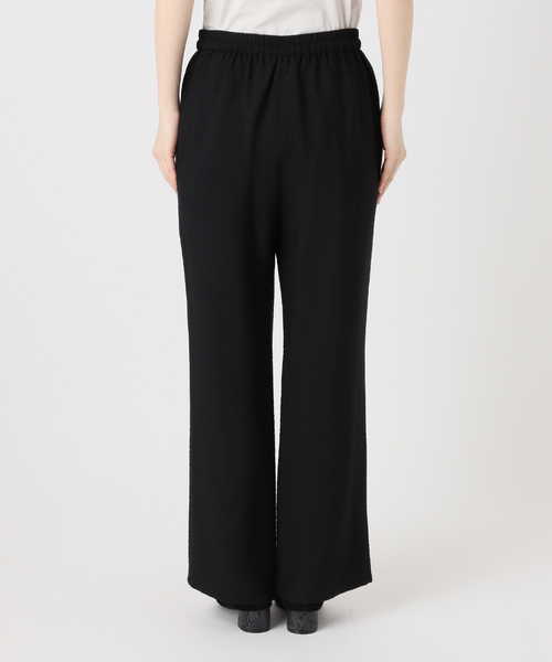 B.C STOCK（ベーセーストック）の「手洗い可 / リネンライクフレアパンツ（スラックス・レディース・ブラック/ベージュ/ブラウン・FREE）」の19枚目の写真