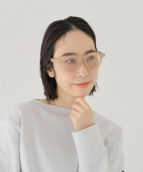 IENA（イエナ）の「GLITCH/グリッチ GLH-1013 メガネ（メガネ・レディース・ブラック/ベージュ・FREE）」の4枚目の写真