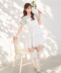 MAJESTIC LEGON | スカラップデザイントップス(Tシャツ/カットソー)