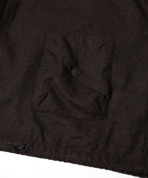 Dulcamara（ドゥルカマラ）の「縮絨ウールワイドフーディー（パーカー・メンズ・グリーン系その他/ダークブラウン/チャコールグレー・0/1）」の15枚目の写真