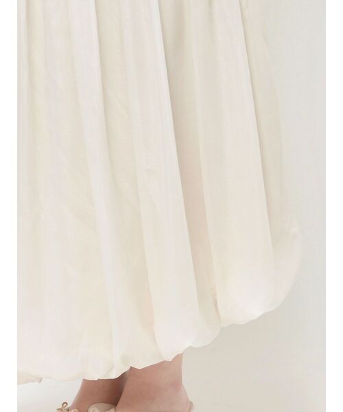 LAGUNAMOON(ラグナムーン)の「アシメ切替シアーバルーンスカート(スカート・レディース・アイボリー/チャコールグレー・MEDIUM/SMALL)」の15枚目の写真