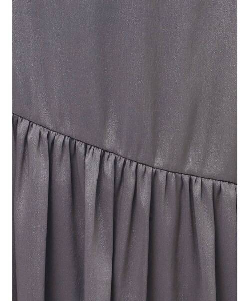 LAGUNAMOON(ラグナムーン)の「アシメ切替シアーバルーンスカート(スカート・レディース・アイボリー/チャコールグレー・MEDIUM/SMALL)」の12枚目の写真