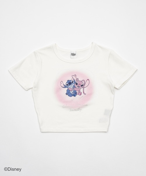 リ*ン様 Seiney blonde スティッチ&エンジェル　チビT スティッチ＆エンジェル / チビT（Tシャツ/カットソー）｜Seiney