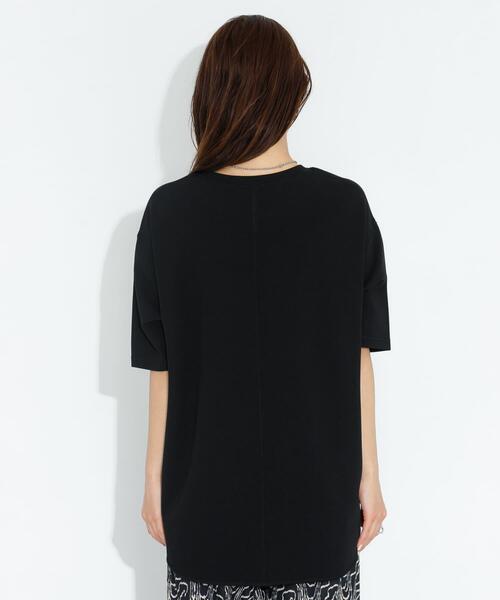 URBAN RESEARCH Sonny Label(アーバンリサーチサニーレーベル)の「カットジョーゼットハーフスリーブプルオーバー(Tシャツ/カットソー・レディース・ブラック/グレー系その他/オフホワイト・FREE)」の12枚目の写真