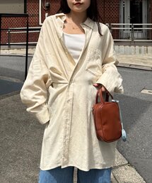 WILLOW（ウィロー）の「【willow】リネン混チュニックシャツ（シャツ/ブラウス）」