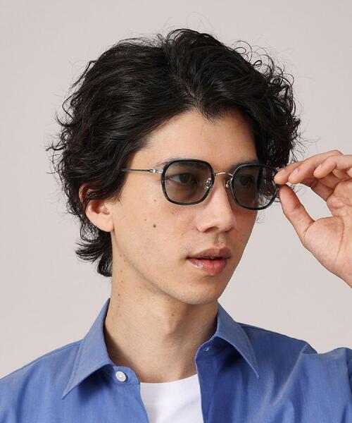 TAKEO KIKUCHI（タケオキクチ）の「【TAKEO KIKUCHI × THE BEDFORD HOTEL】インナーセルフレーム サングラス（サングラス・メンズ・ブラック/ダークブラウン系4/ブルー系その他6・00）」の8枚目の写真
