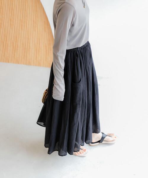 セール】シャドーチェックギャザースカート（スカート）｜URBAN