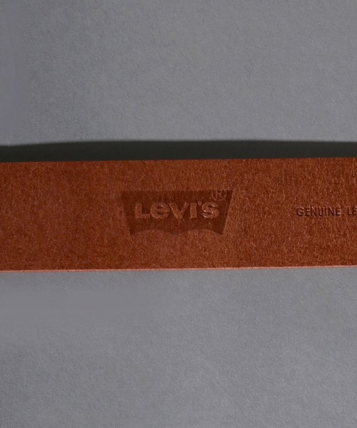 Levi's（リーバイス）の「Levi's/リーバイス 本革 スクエアバックル 40mm オイルレザーベルト（ベルト・メンズ・ブラック/ブラウン/ダークブラウン・FREE）」の8枚目の写真