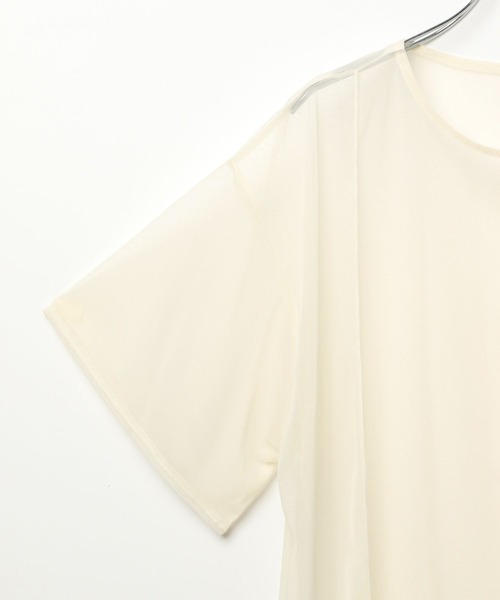 LEPSIM（レプシィム）の「切り替えチュールT　452492（Tシャツ/カットソー・レディース・アイボリー/ブラック・FREE）」の11枚目の写真