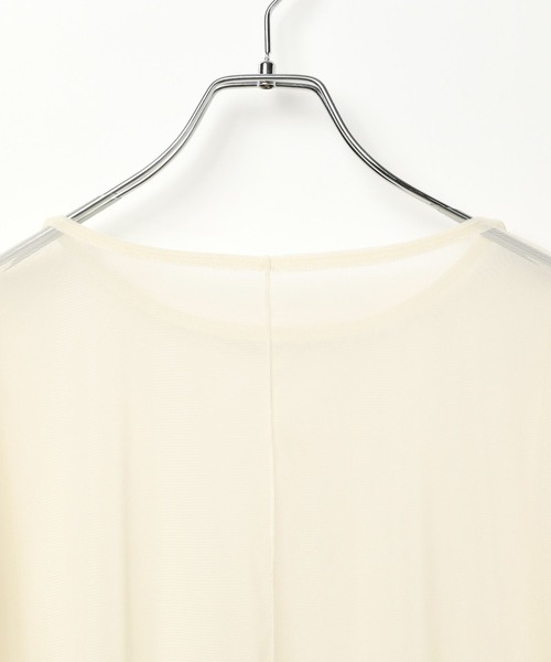 LEPSIM（レプシィム）の「切り替えチュールT　452492（Tシャツ/カットソー・レディース・アイボリー/ブラック・FREE）」の13枚目の写真