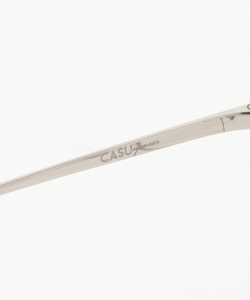 CASU eyewear（キャスアイウェア）の「【別注】CASU / Womack（メガネ・メンズ・ブラック/シルバー/ゴールド・ONE SIZE）」の7枚目の写真