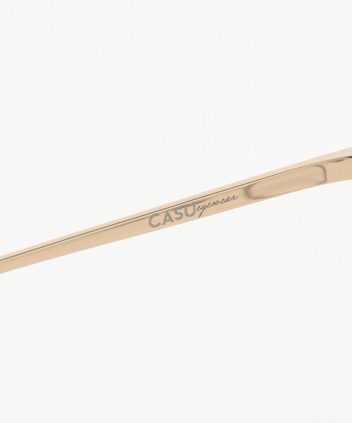 CASU eyewear（キャスアイウェア）の「【別注】CASU / Womack（メガネ・メンズ・ブラック/シルバー/ゴールド・ONE SIZE）」の14枚目の写真