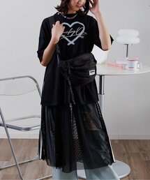 algy | BIGT&メッシュロングスカートセット(セットアップ)