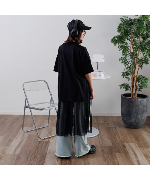 algy(アルジー)の「BIGT&メッシュロングスカートセット(セットアップ・キッズ・オフホワイト/ブラック・XX-SMALL/X-SMALL/MEDIUM/SMALL)」の19枚目の写真
