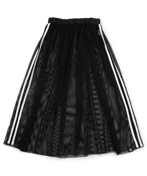 algy(アルジー)の「BIGT&メッシュロングスカートセット(セットアップ・キッズ・オフホワイト/ブラック・XX-SMALL/X-SMALL/MEDIUM/SMALL)」の10枚目の写真
