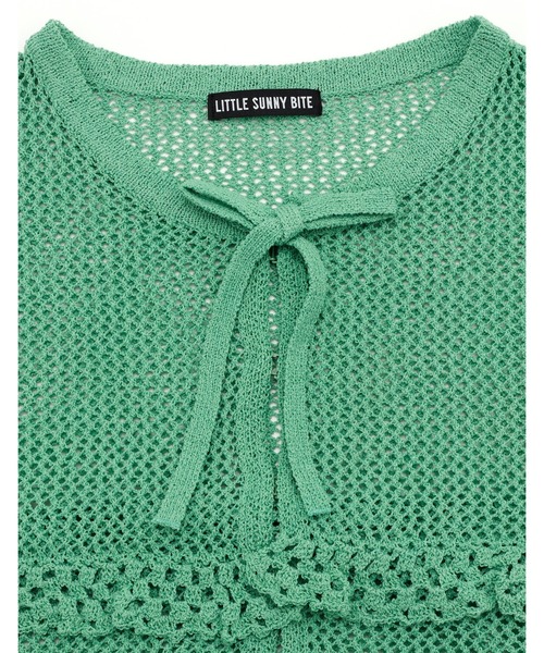 Little sunny bite(リトルサニーバイト)の「knit cardigan(ニット/セーター・レディース・ブルー/グリーン/ピンク・FREE)」の14枚目の写真