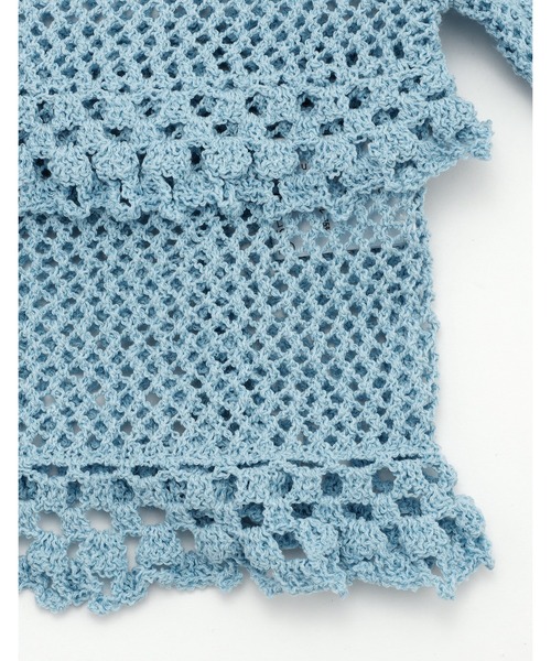 Little sunny bite(リトルサニーバイト)の「knit cardigan(ニット/セーター・レディース・ブルー/グリーン/ピンク・FREE)」の4枚目の写真
