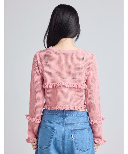 Little sunny bite(リトルサニーバイト)の「knit cardigan(ニット/セーター・レディース・ブルー/グリーン/ピンク・FREE)」の22枚目の写真