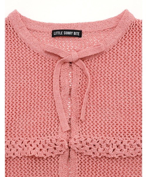 Little sunny bite(リトルサニーバイト)の「knit cardigan(ニット/セーター・レディース・ブルー/グリーン/ピンク・FREE)」の21枚目の写真