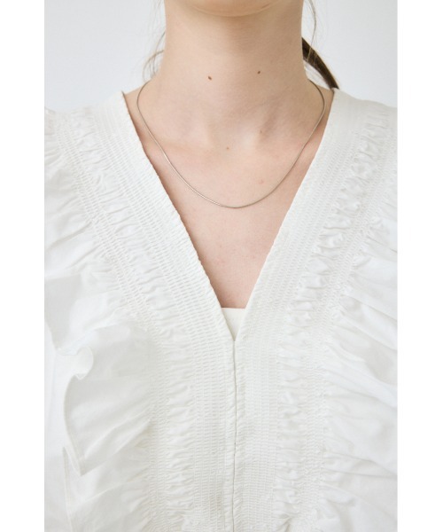 SHIRRING RUFFLE PEPLUM トップス（シャツ/ブラウス）｜MOUSSY