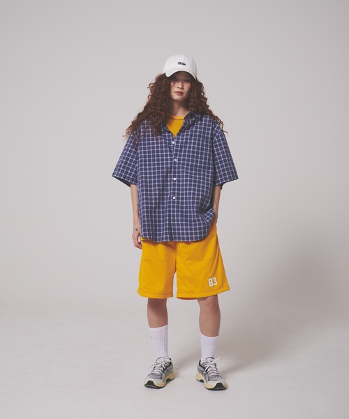 FIRST DOWN SUCKER S/S SHIRTS ファーストダウン サッカー ショートスリーブ シャツ メンズ レディース YELLOW イエロー F891028-40 サッカー ショートスリーブ シャツ | SUCKER S/S SHIRTS – FIRST