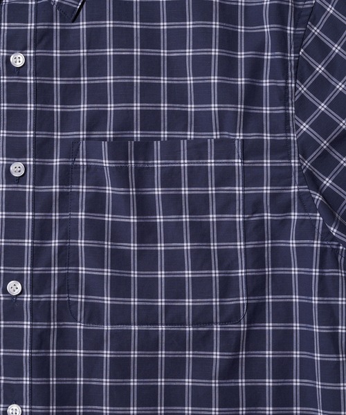 FIRST DOWN（ファーストダウン）の「グラフチェック ショートスリーブ シャツ（シャツ/ブラウス・メンズ・ネイビー系/ブラウン系・M/L/XL）」の18枚目の写真
