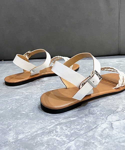 shoppinggo(ショッピングゴー)の「サンダル レディース ミュール パンプス 靴 春夏(サンダル・レディース・ブラック/ホワイト・36/37/38/39)」の9枚目の写真