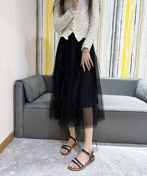 shoppinggo(ショッピングゴー)の「サンダル レディース ミュール パンプス 靴 春夏(サンダル・レディース・ブラック/ホワイト・36/37/38/39)」の13枚目の写真