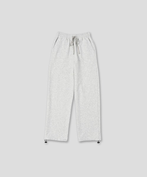 kha:ki(カーキ)の「「KHA:KI / カーキ」STRAIGHT SWEAT PANTS(スウェットパンツ・レディース・アッシュグレー/ライトイエロー/ブラック/ダークブラウン系・1/2)」の4枚目の写真