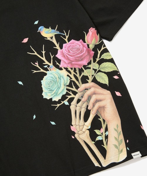 rehacer(レアセル)の「rehacer : The Weaves Relax Fit T-shirt / ザ ウェ-ブス リラックス フィットTシャツ(Tシャツ/カットソー・メンズ・ブルー/ブラック/ホワイト・SMALL/MEDIUM/LARGE/X-LARGE)」の2枚目の写真