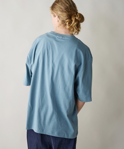 rehacer(レアセル)の「rehacer : The Weaves Relax Fit T-shirt / ザ ウェ-ブス リラックス フィットTシャツ(Tシャツ/カットソー・メンズ・ブルー/ブラック/ホワイト・SMALL/MEDIUM/LARGE/X-LARGE)」の8枚目の写真