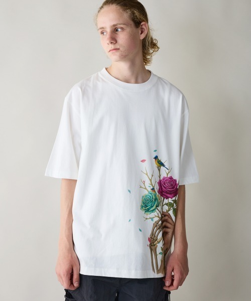 rehacer(レアセル)の「rehacer : The Weaves Relax Fit T-shirt / ザ ウェ-ブス リラックス フィットTシャツ(Tシャツ/カットソー・メンズ・ブルー/ブラック/ホワイト・SMALL/MEDIUM/LARGE/X-LARGE)」の17枚目の写真