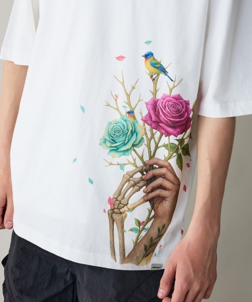 rehacer(レアセル)の「rehacer : The Weaves Relax Fit T-shirt / ザ ウェ-ブス リラックス フィットTシャツ(Tシャツ/カットソー・メンズ・ブルー/ブラック/ホワイト・SMALL/MEDIUM/LARGE/X-LARGE)」の16枚目の写真