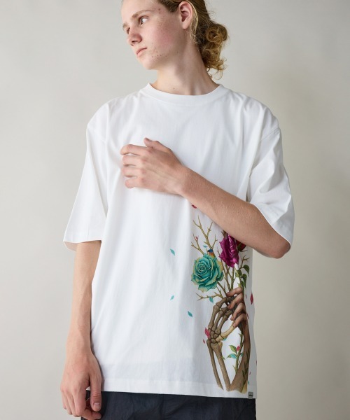 rehacer(レアセル)の「rehacer : The Weaves Relax Fit T-shirt / ザ ウェ-ブス リラックス フィットTシャツ(Tシャツ/カットソー・メンズ・ブルー/ブラック/ホワイト・SMALL/MEDIUM/LARGE/X-LARGE)」の15枚目の写真