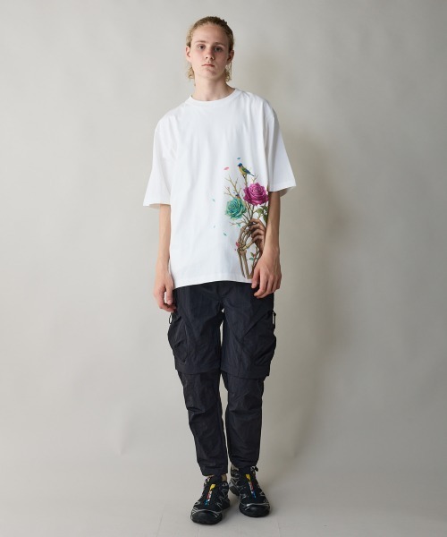 rehacer(レアセル)の「rehacer : The Weaves Relax Fit T-shirt / ザ ウェ-ブス リラックス フィットTシャツ(Tシャツ/カットソー・メンズ・ブルー/ブラック/ホワイト・SMALL/MEDIUM/LARGE/X-LARGE)」の13枚目の写真