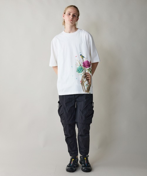 rehacer(レアセル)の「rehacer : The Weaves Relax Fit T-shirt / ザ ウェ-ブス リラックス フィットTシャツ(Tシャツ/カットソー・メンズ・ブルー/ブラック/ホワイト・SMALL/MEDIUM/LARGE/X-LARGE)」の12枚目の写真