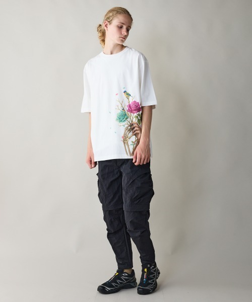 rehacer(レアセル)の「rehacer : The Weaves Relax Fit T-shirt / ザ ウェ-ブス リラックス フィットTシャツ(Tシャツ/カットソー・メンズ・ブルー/ブラック/ホワイト・SMALL/MEDIUM/LARGE/X-LARGE)」の11枚目の写真