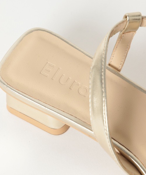 Elura（エルーラ）の「リラックスストラップサンダル/492550（サンダル・レディース・ブラック/ベージュ/ゴールド・MEDIUM/LARGE/SMALL）」の10枚目の写真