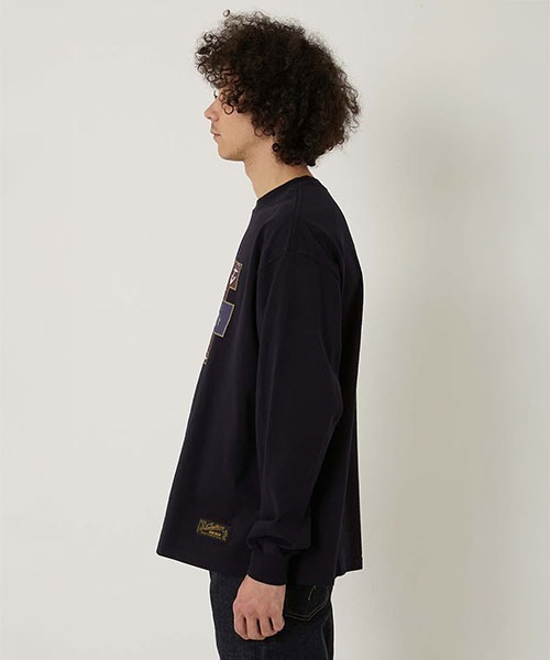 BLUE BLUE（ブルーブルー）の「SOUTHERN MFG CO. BLUEBLUE /N1967 ロングスリーブ Tシャツ（Tシャツ/カットソー・メンズ・ホワイト/イエロー/ネイビー・M/L/S/XL）」の8枚目の写真