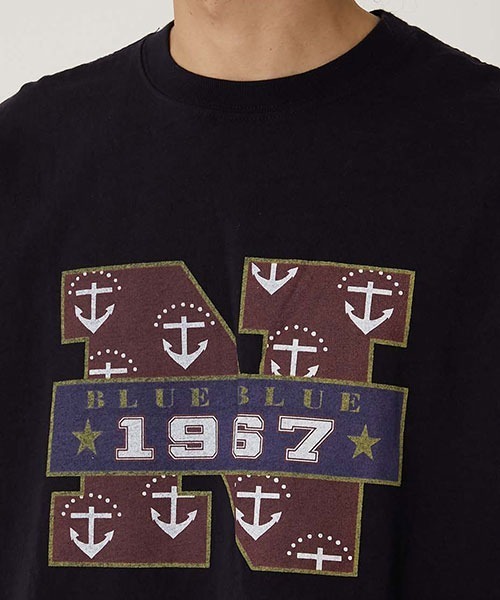 BLUE BLUE（ブルーブルー）の「SOUTHERN MFG CO. BLUEBLUE /N1967 ロングスリーブ Tシャツ（Tシャツ/カットソー・メンズ・ホワイト/イエロー/ネイビー・M/L/S/XL）」の10枚目の写真