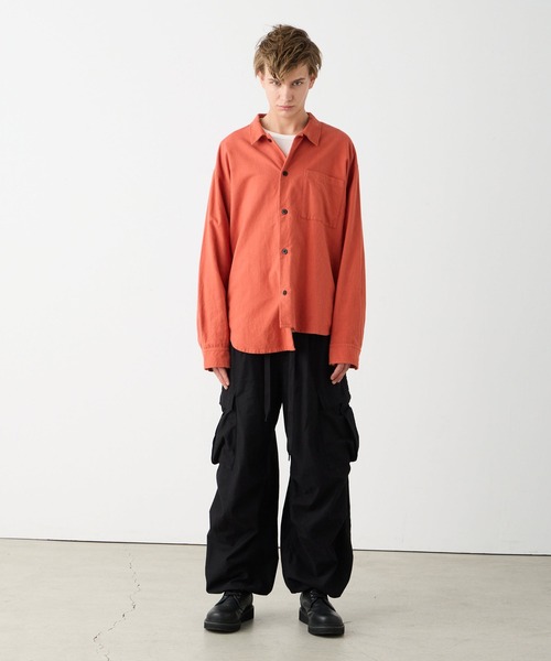 VIRGOwearworks（ヴァルゴウェアワークス）の「TANKER WIDE CARGO PANTS（カーゴパンツ・メンズ・カーキ/ブラック・2/3/4）」の19枚目の写真