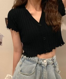 ショート丈カーディガン